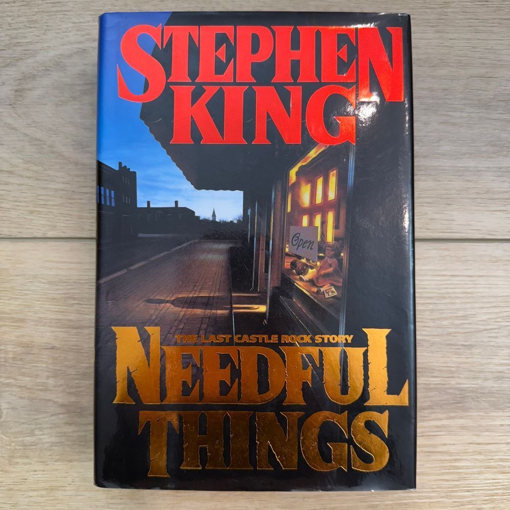 1st Ed/Prt Stephen King Needful Things Hardcover Book‎ 1991 Horror Novel
